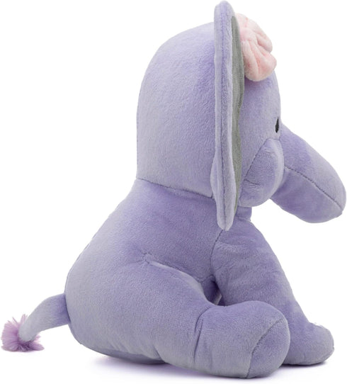 KINREX Elephant Stuffed Animals – Stuff Animal Plush Toy for Babies Girls Boys, Elephants Plushie Teddy Bear Toys for Birth Stats Baby Shower Infant Newborn Boy & Girl, Purple Measures 9 Inches