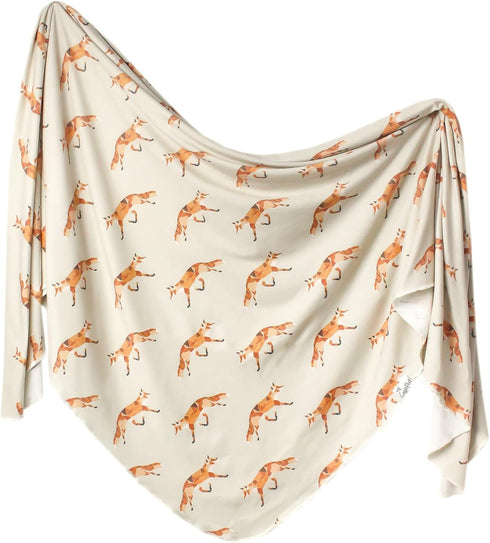 Copper Pearl Large Premium Knit Baby Swaddle Receiving Blanket Swift