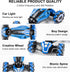 RC Stunt Car, 2.4 GHz 4WD Drive Remote Controlled Gesture Sensor Toy Car with 360° Flipping Light and Music