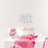 WeBenison God Bless Cake Topper Silver Glitter First Communion Baby Shower Decorations Bless This Child Party