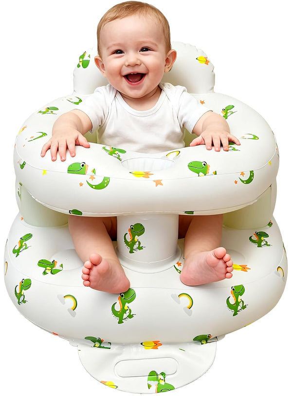 EXBEPE Thickened Inflatable Baby Seat, Sit Me Up Floor Seat for Babies