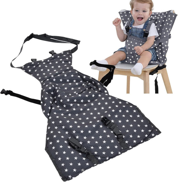 Pssopp Baby Chair Feeding Belt, Portable Adjustable Baby Travel High Chair Booster Safety