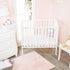 2 Pack 100% 2 Set n Play Mattress Sheets Percale Weave Cotton Soft Portable Crib Mattress Sheets for Girls
