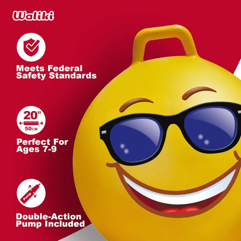 7 8 9 10 WALIKI Hopper Ball Toys for Kids and Years Old | Hippity Hop Jumping Ball | Cool Bouncy Toy for Boys and Girls