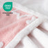 Set 4 Set Set Baby Crib Bedding with Baby Blanket Bundle, Piece Cartoon Crib Bedding & Soft Warm Baby Receiving