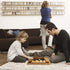 AMEROUS Shut The Box Dice Game - 1-4 Players, Wooden Board Math Game with 12 Dice, Family Classroom or Pub