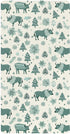 miaozhen Cotton Baby Crib Sheets Soft Comfy Teal Six Playful Buffalo Boho Newborns