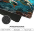 TCG Card Mat Playmat Mouse Pad, 23.6 x 13.8 Inch Game Mat for MTG RPG CCG Trading Card Games, Perfect for Table Mat