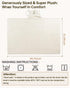 Babygreat 49x31 Hooded Baby Towels Super Absorbent Baby Bath Towel for Winter Extra Large Ultra Soft Coral Fleece