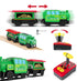 HANQIAN Set Sets Battery Operated Locomotive Train for Wooden Train Track, Electric Remote Control Magnetic Vehicles