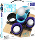 Buffalo Games Tic Tac Pong, Indoor/Outdoor Dexterity Game, Competitive Tic Tac Toe for Family Game Night