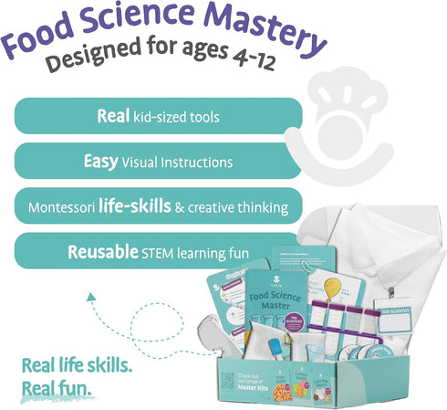 Set 5-8 Tovla Jr. My First Food Science Kit Edible Slime + Fun Experiments STEM Montessori-Inspired Activity for Ages