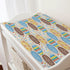 Boho Surfboard Baby Changing Pad Cover, 32''x16'' Beach Surfing Unisex Fitted Diaper Changing Table Sheets