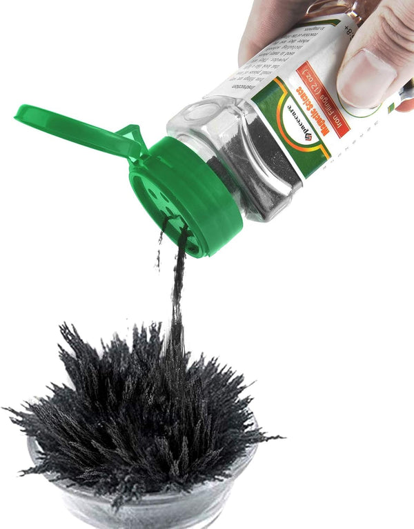 SPACECARE Magnetic Sand Iron Filings, 12 Ounces with Shaker Lid for Magnet Education and School Projects