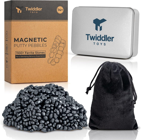 Magnetic Putty Pebbles Over 1100 Ferrite Stones Mild Fidget Magnets for a
