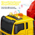 15 Inch Set 8-10 Friction Powered Large Tow Truck Toy with Lights & Sounds, Movable Crane Arm, Tow Mater Tilt Ramp