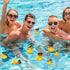 AOT 3pcs Unique Rubber Ducks - Middle Finger Duck Jeep Rubber Ducks with Sunglasses for Bathroom Decoration