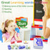 Word Spelling Game | Matching Letter Game for Kids, Fast-paced Word Race Cube Game, 54pcs Flash Cards
