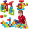 Magnetic Building Blocks, 1.65 inch Large Stacking Cubes for Toddlers, Montessori Toys (36 PCS)