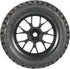 4PCS 76mm/2.99inch RC Rally Car Tyres 12mm Hex Hub Rubber Tires & Plastic Wheel Rims for 1/16 1/14 1/12 1/10 RC Touring Car On-Road Off Road Buggy(NOT Glued)