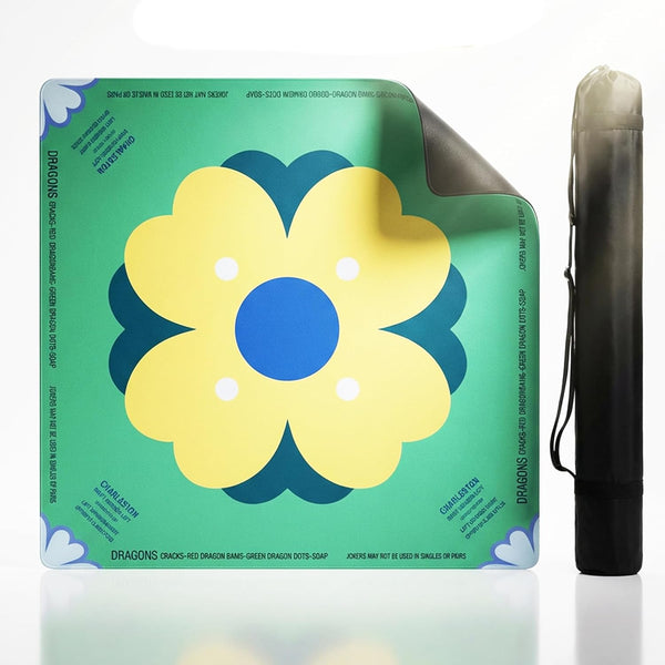 Mahjong Mat for Table Non-Slip, Noise-Reducing & Silent Neoprene Game Mat, No