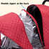 WYI Double Stroller Winter Rain Cover,Winter Cover for Double Tandem Stroller,Big Size Universal Rain and Wind Cover