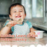 6 Pieces Silicone Baby Feeding Forks and Spoons Set Hot Safety First Stage Self Feeding Supplies Mini Kids Utensils for Over 6 Months Babies Boy Girl Toddlers First Foods (Plain Color) by Nuenen