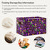 Mardi Gras Carnival Storage Basket, Collapsible Cube Organizer Bag with Handle for Baby Cloth, Pet Toy