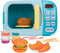 Microwave Kitchen Play Set with Light Sound for Kids with Pretend Fake