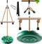 KINSPORY Disc Swing for Kids, Swing Set Accessories, 7FT Height Adjustable Gym