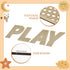 GlikCeil Set 12 15 Playroom Decor Rattan Letters x Boho Wall Signs for Bedroom Large Wooden Rattan Letters for Toddler