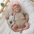 Dolls-20 inch 3 KSBD Realistic Reborn Baby Sleeping Lifelike Newborn Real Life Baby Dolls, Soft Cloth Body with Feeding