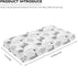 Winpema 28"x52" Lion Giraffe Elephant Crocodile Fitted Crib Sheet Animals Baby Crib Sheet Fit Standard Crib and Toddler
