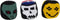 World Footbag Faces Footbag, 3 Pack
