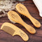 DOYOUWE Personalized Baby Hair Brush and Comb Set for Newborns - Bathing Wooden