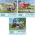 Bits and Pieces Value Set of Three 300 Piece Jigsaw Puzzles for