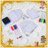 24 Pcs Reusable Erasable Cards - Multifunctional Tokens, White Blank Flash Cards & 8 Marker Pens