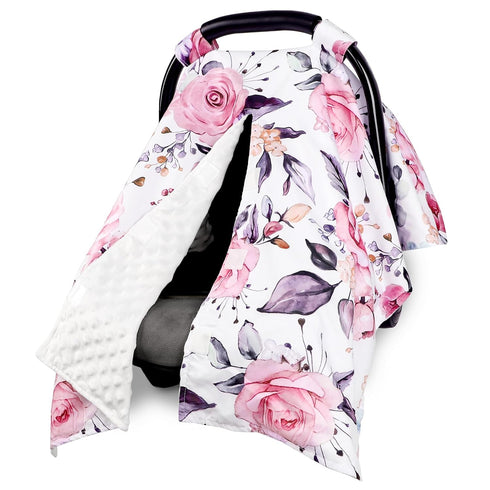 Baby Car Seat Cover, Breathable Infant Carseat Cover for Summer Peekaboo Opening