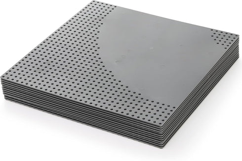 Peohud 12 Pieces Building Blocks Base Plates, 10" x 10" Compatible with All Major Brands