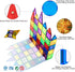 MAGBLOCK Magnet Toys, Kids Magnetic Building Tiles 100 Pcs, 3D Magnetic Blocks, Educational Toys for Toddlers Boys and