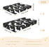 Bseiialft 52 28 Black White Bats Halloween Crib Sheets for Boys Girls Soft and Breathable Cotton Baby Sheets
