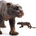 Gemini&Genius Black Leopard Animal Toy, Wildlife Action Figure for Kids, Great Gifts and Room Decoration