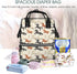TZTTZT Backpack, Mommy Cool Colorful Horse Print Diaper Bag Toddler Baby Girl Boy Diaper Bag for Mom Dad, Bags Travel