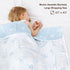 43 43 Inch BOPRIO Muslin Baby Blanket Ultra Soft and Lightweight Versatile Swaddle and Bed Blanket for Baby Toddler