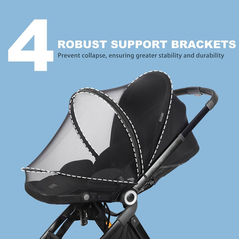 LAIFILI Mosquito Net for Stroller, Universal Bug Net for Stroller, Car Seats, Bassinets, Cradles, Mini Cribs