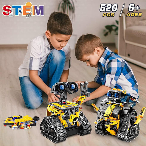 HOGOKIDS Robot Building Toys for Kids - 5 in 1 Remote & APP Controlled Building Set, STEM Toys for Boys Girls Age 6-12