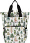 SUABO Tree Watercolor Pattern Baby Diaper Bag Backpack Large Bag Waterproof Travel Diaper