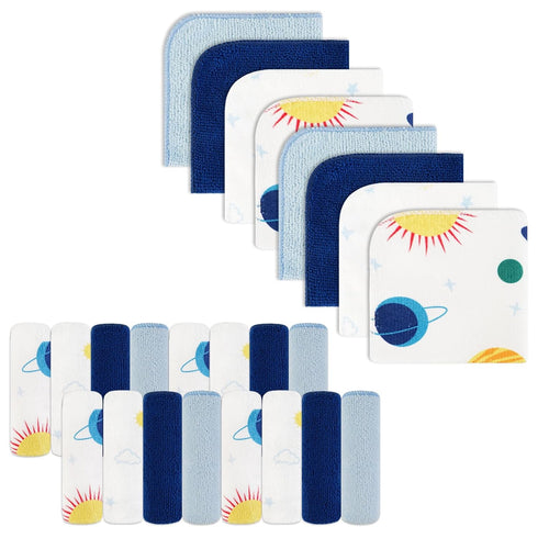 softan Baby Washcloths, 24Pack Baby Wash Cloths Extra Soft & Ultra Absorbent,
