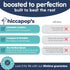 Hiccapop NeoBoost Inflatable Toddler Booster Seat for Dining Table Portable, Quick-Inflate Design Anti-Slip Base