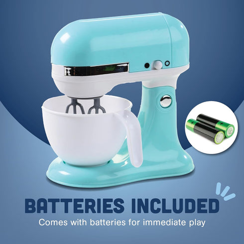 CP Toys 3+v Constructive Playthings Toy Mixer with Removable Mixing Bowl and Spinning Paddles for Imaginative Play